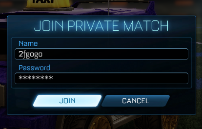 ロビー接続ダイアログ